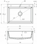 Deante ERIDAN ZQE G103 černá metalická 