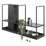FABER T-SHELF BK MATT A180 
