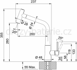 Franke FG 5188.901 ICON matná černá 