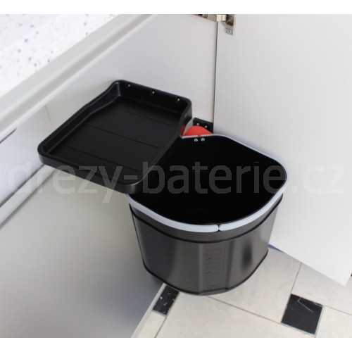 Pattumiera Da Incasso FRANKE Sorter Mini - 17.5 Litri, Per Mobili Da 45cm, Design Compatto 31x31x34.8cm, Con Coperchio E Ripiano Estraibile